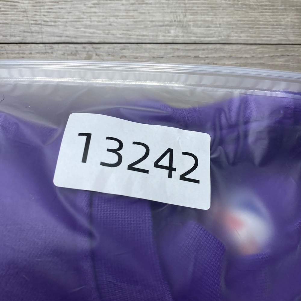 Jordan Sweatshirt Lakers LeBron James Men L Purple Cotton Blend NBA Jersey Style - Picture 12 of 12